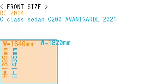 #RC 2014- + C class sedan C200 AVANTGARDE 2021-